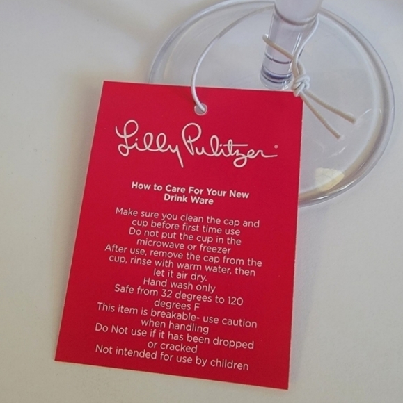 Lilly Pulitzer Insulated Drink Tumblers with Lids and Straws - NWT - Picture 7 of 8